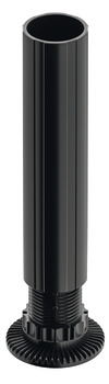 Foot and Shaft Section for Häfele AXILO™ 48 Plinth System Installation height 180 mm adjustment facility 165-200 mm