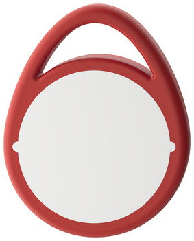 Key Tag Ø 43 mm for Dialock Terminals with Tag-it ™ Processors Red