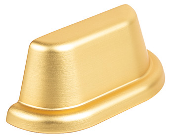 Cup Pull Handle Zinc Alloy Fixing Centres 64 mm Land Brushed gold