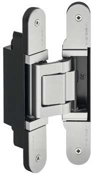 3D Hinge 180° Aluminium Zinc Diecast and Steel Tectus TE 541 3D FVZ 3-way continuous adjustment Matt chrome