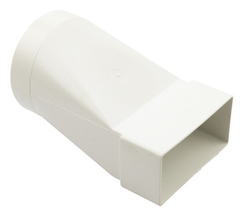 Manrose 100-110mm Rnd-Rect D.Adp PVC Grey