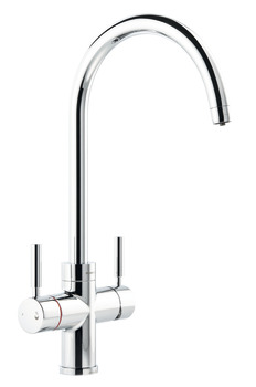Tap ProPure 4-in-1 Filter with ProBoil 2.1 Litres C-Spout Pronteau Polished chrome - PT1150