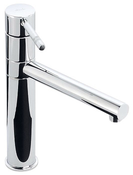 Mixer Tap Single Lever Mid Spout Abode Hydrus Polished chrome - AT1088
