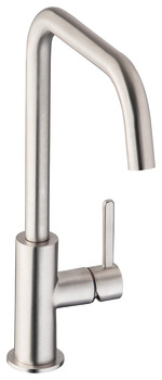 Mixer Tap Single Lever U-Spout Abode Althia AT1259 - Brushed Nickel