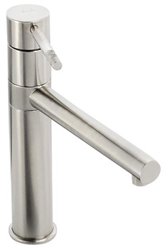 Mixer Tap Single Lever Mid Spout Abode Hydrus Brushed nickel - AT1089