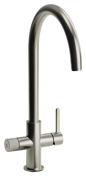 Tap 3-in-1 Tap for Hot Cold and Filtered Water C-Spout Abode Puria Aquifier   Brushed nickel - AT2043