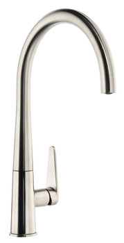 Mixer Tap Single Lever C-Spout Abode Coniq R Brushed nickel - AT2116