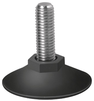 Adjusting Screw M10 Thread with Fixed Foot Length 30 mm - view 2