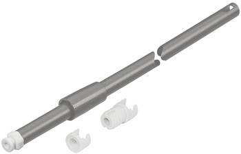 MXP Round Rail Set 400mm Grey/Silver