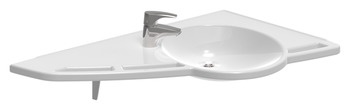 Support Washbasin Fixed Version Ropox Left hand version