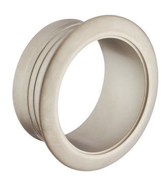 Push Lock Rosette for 19 and 25 mm Push-Lock Knobs Matt nickel plated