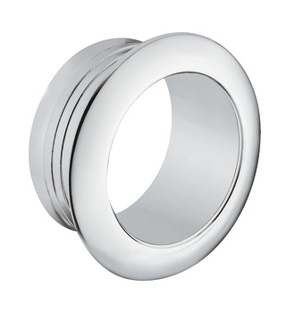 Mini Push-Lock Rosette for Push-Lock Knob nickel plated matt
