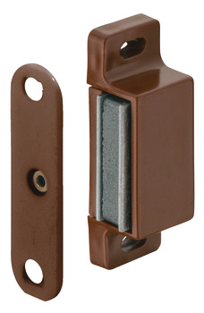 Magnetic Catch for Screw Fixing Square Pull (approx.) 4–5 kg brown - view 2