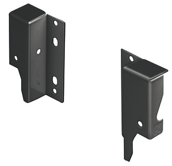 Back Bracket for Häfele Matrix Box S 84 mm Drawer Sides Anthracite