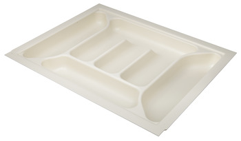 Plastic Cutlery Insert Width 531 mm Cream-white RAL 9001 New number for 556.62-0269