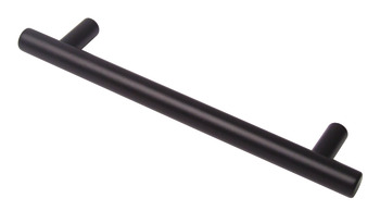 Puma Bar Handle Steel Matte Black D12mm 128mm Fixing Centres