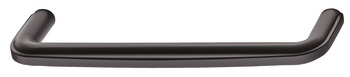 Mohawk Pull Handle Zinc Alloy Matte Black 160mm Fixing Centres