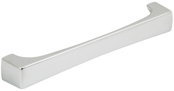Lama Pull Handle Zinc Alloy Polished Chrome 160mm Fixing Centres
