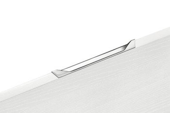 Sintesi Inset Handle Zinc Alloy Polished Chrome 128mm Fixing Centres