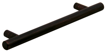 Bartram Bar Handle Steel BORB D12mm 128mm Fixing Centres