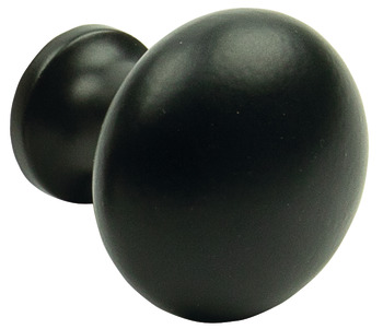 Buxton Knob Cast Iron Black D35x38mm