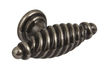 Twister Pull Handle Zinc Alloy Antique Pew 65x22mm