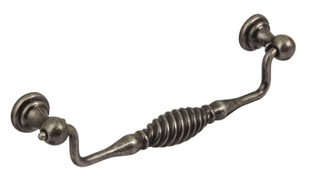 Twister Drop Handle Zinc Alloy Antique Pew 160mm Fixing Centres