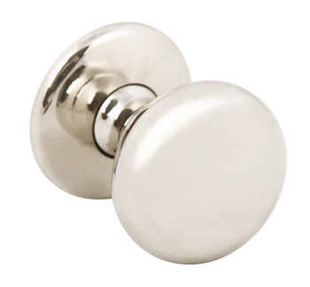 Mayberry Knob Zinc Alloy Polished Nickel D32x36mm