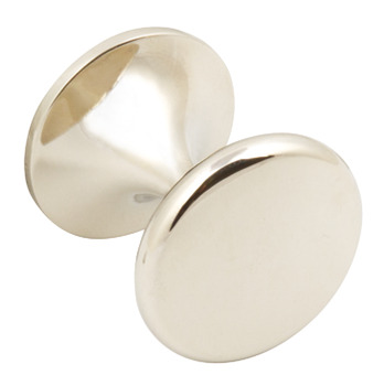 Chloeu Knob Brass Polished Nickel D32/30x34mm