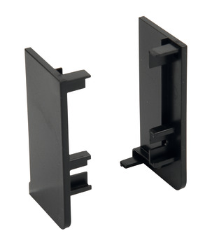 Gola System B+ Profile Trim Caps (Pr) Plastic Black