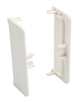 Gola System C+ Profile Trim Caps (Pr) Plastic Wht