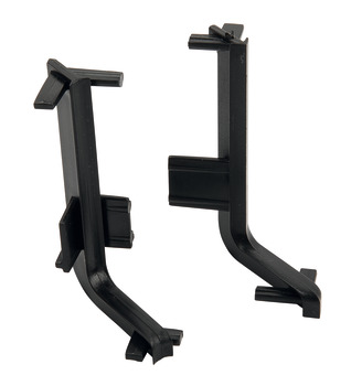 Gola System B+ Profile Conn.Int/Ext Crn Plastic Black