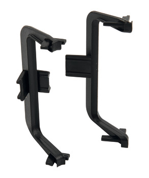 Gola System C+ Profile Conn.Int/Ext Crn Plastic Black