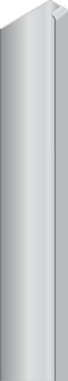 Gola System E Profile Vrt Ovn 580mm Aluminium Silver
