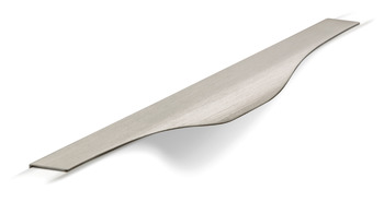 Noma Profile Handle Aluminium Stainless Steel Effect 256mm Fixing Centres