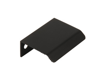 Curve Profile Handle Aluminium Matte Black 32mm Fixing Centres