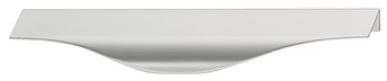 Noma Profile Handle Aluminium Ano Bright 128mm Fixing Centres