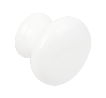 Iris Knob Ceramic White D38x30mm