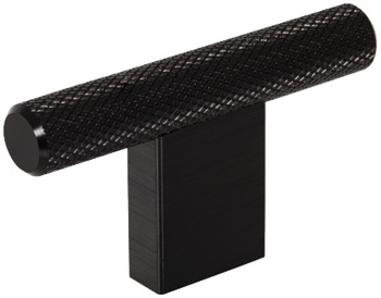 Graf 2 T Knob Aluminium Black D10x60x33mm