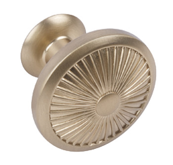 Crawford Knob Zinc Alloy Gold Chpg D35x30mm