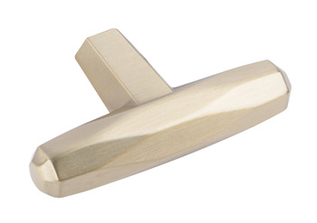 Steel.Vincent T Knob Zinc Alloy Gold Champ 64x37mm