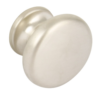 Aspen Knob Zinc Alloy Stainless Steel Effect D35x26mm