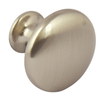 Cassius Knob Zinc Alloy Stainless Steel Effect D29.5x24mm