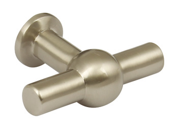 Gemini Pull Handle Zinc Alloy Brush Nickel 60x22x45mm