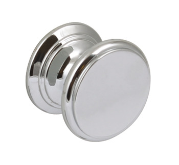 Clayton Knob Brass Polished Brass D30x22mm