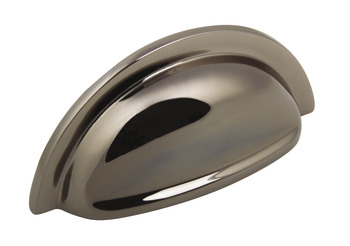 Henrietta Cup Handle Zinc Alloy PBN 76mm Fixing Centres