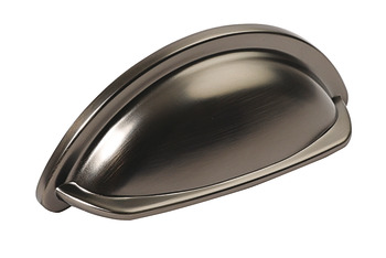 Ariel Cup Handle Zinc Alloy Pewter Effect 76mm Fixing Centres