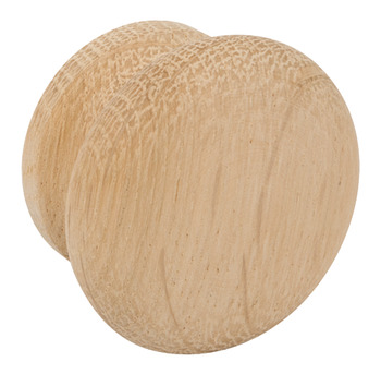 Shaker CrossGrain Knob Unfin Beech D45mm