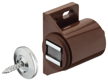 Magnetic Catch 3.0kg SF Steel/Plastic Brown 246.09.130