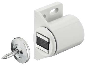 Magnetic Catch 3.0kg SF Steel/Plastic White 246.09.730